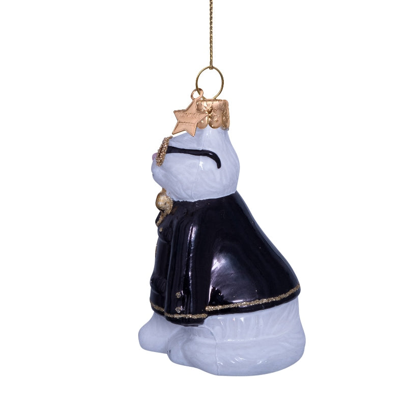 Fashionista kat juleophæng - H7,5 cm.
